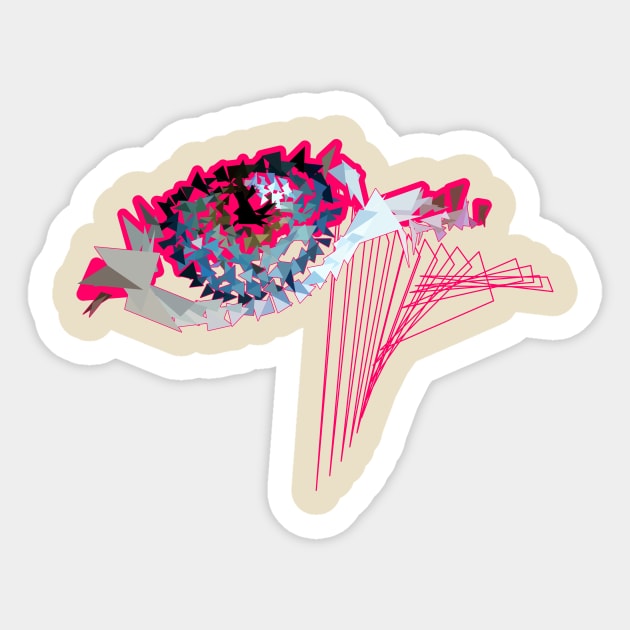 Graffiti Eye Sticker by MindGlowArt